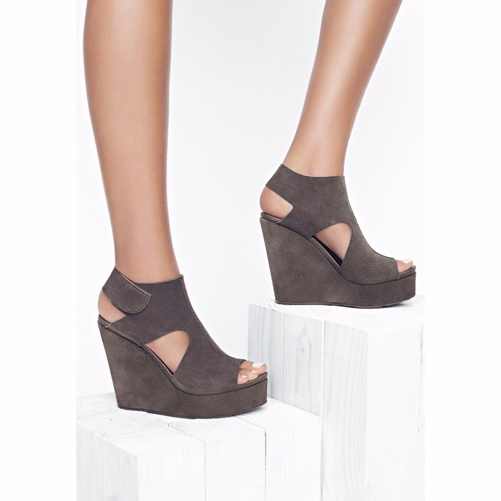 PEDRO GARCIA - Suede Platform - Size 37
